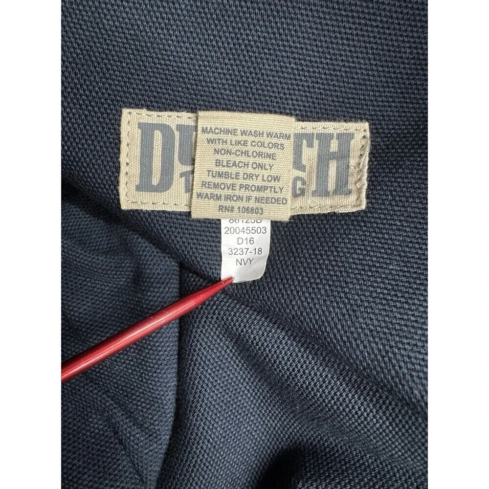 Duluth Heavyweight Fire Hose Pants Men’s 40x30 Navy Blue 5 Pocket Relaxed 86125 - Picture 4 of 9